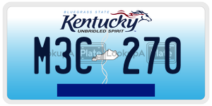 M3C270  license plate in KY
