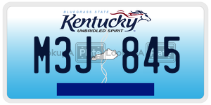 M3J845  license plate in KY