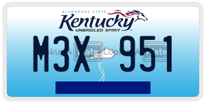 M3X951  license plate in KY