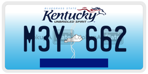 M3Y662  license plate in KY