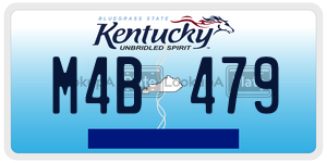 M4B479 license plate in Kentucky