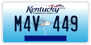 M4V449  license plate in KY