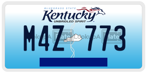 M4Z773  license plate in KY