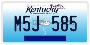 M5J585  license plate in KY