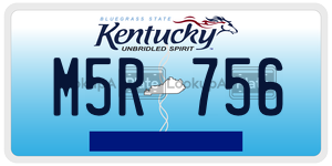 M5R756 license plate in Kentucky