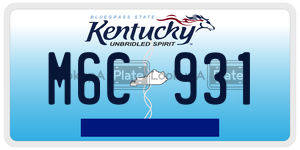 M6C931  license plate in KY