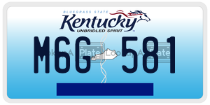 M6G581 license plate in Kentucky