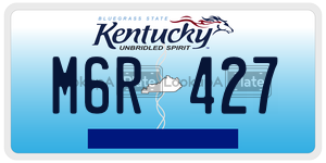 M6R427  license plate in KY