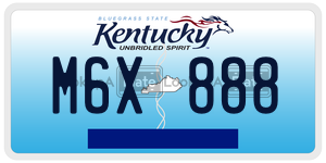 M6X888  license plate in KY