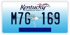 M7G169  license plate in KY