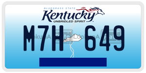 M7H649  license plate in KY