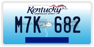 M7K682  license plate in KY