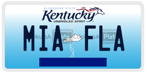 MIAFLA  license plate in KY