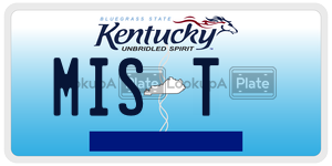 MIST  license plate in KY