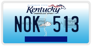 N0K513  license plate in KY
