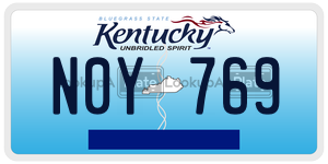 N0Y769  license plate in KY
