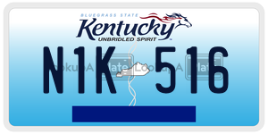 N1K516 license plate in Kentucky
