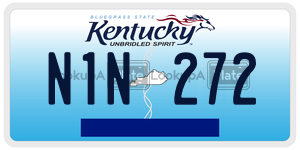 N1N272  license plate in KY