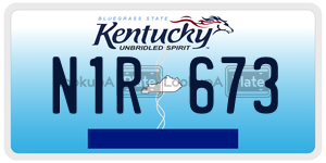 N1R673  license plate in KY