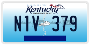 N1V379  license plate in KY