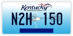 N2H150 license plate in Kentucky