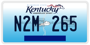 N2M265 license plate in Kentucky