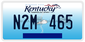 N2M465  license plate in KY