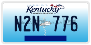 N2N776  license plate in KY