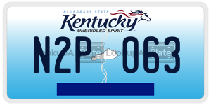 N2P063 license plate in Kentucky