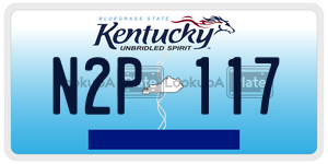 N2P117  license plate in KY