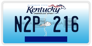 N2P216  license plate in KY