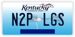 N2PLGS  license plate in KY