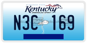 N3C169  license plate in KY