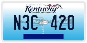 N3C420  license plate in KY