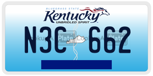 N3C662  license plate in KY