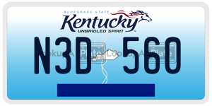 N3D560  license plate in KY