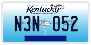 N3N052  license plate in KY