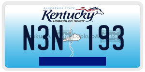 N3N193  license plate in KY