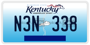 N3N338 license plate in Kentucky