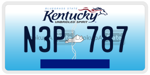 N3P787  license plate in KY