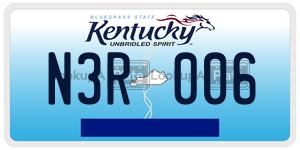 N3R006  license plate in KY