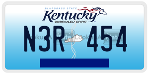 N3R454  license plate in KY