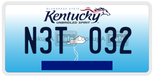 N3T032  license plate in KY