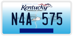 N4A575  license plate in KY