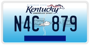 N4C879  license plate in KY