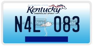 N4L083 license plate in Kentucky