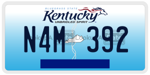 N4M392  license plate in KY