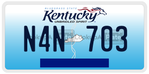 N4N703  license plate in KY