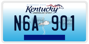 N6A901  license plate in KY