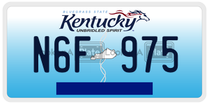 N6F975  license plate in KY